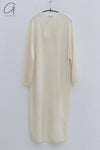 SWAYING 24 Autumn and Winter Seamless Strong Shrink Long Sleeve Dress SW-SW24AW2L12-BAI White
